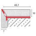 Stair nosing profile KM - STONE